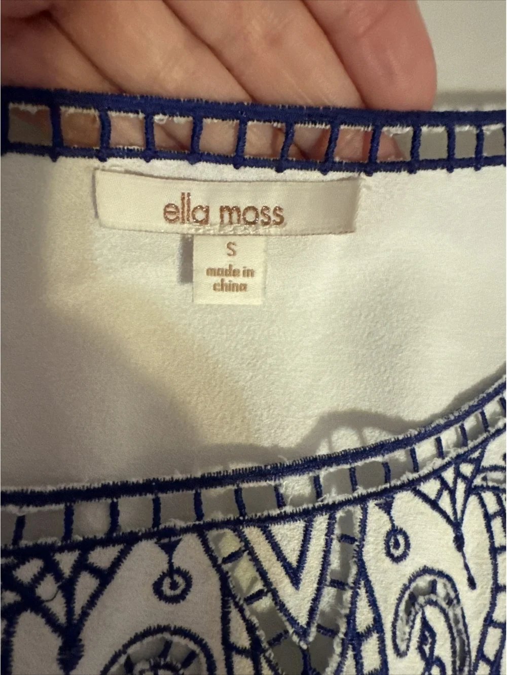 Ella Moss measurements are